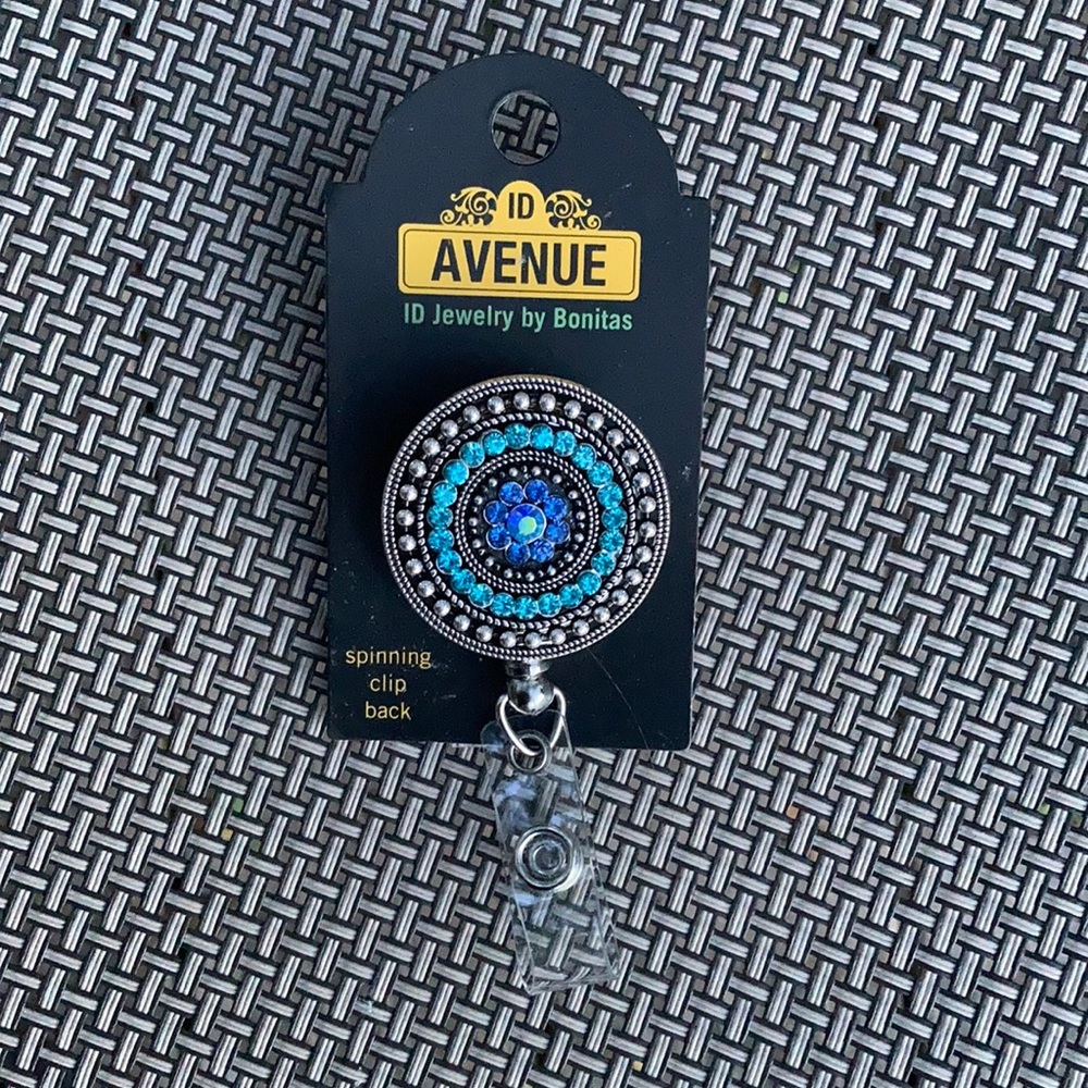 ⚜️Blue Diamond ID Jewlery Badge Holder by Bonitas